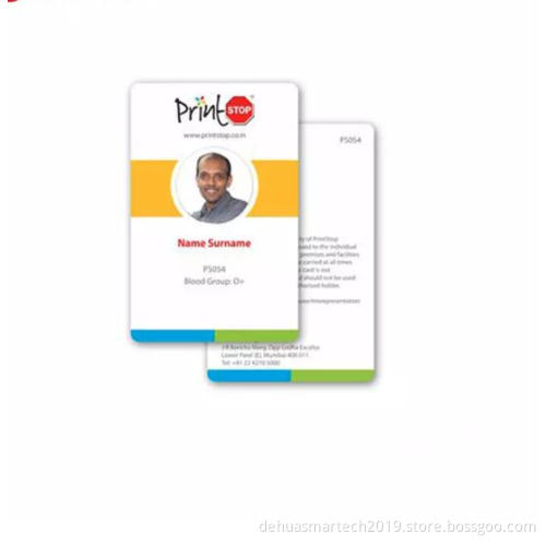 Employee Plastic ID Photo Cards Staff ID Card